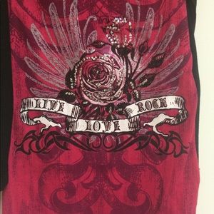 “Live, Love, Rock” tank top
